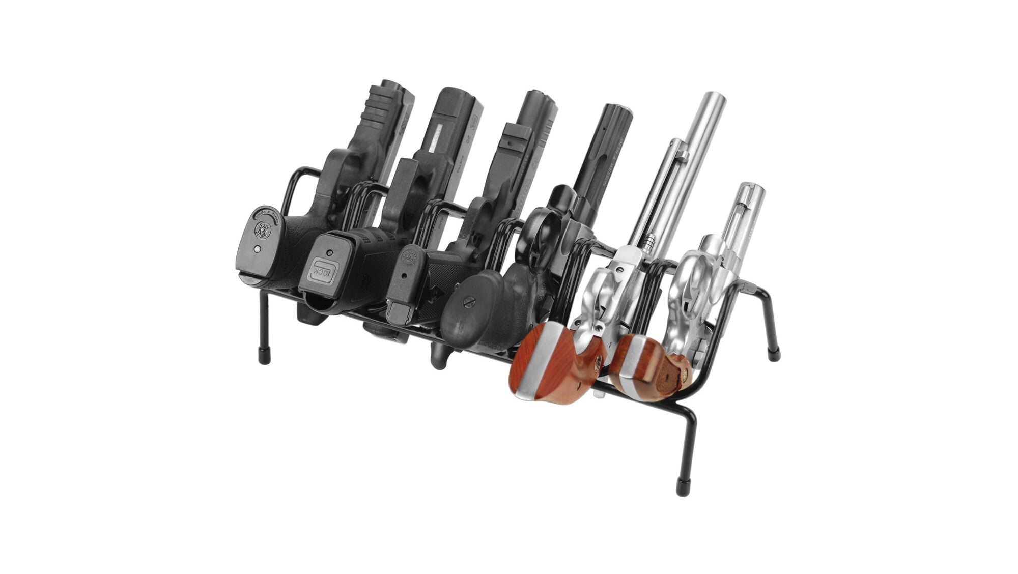 Load Lock Rachet Gun Rack Handgun Rack - Barrel Up | Lockdown