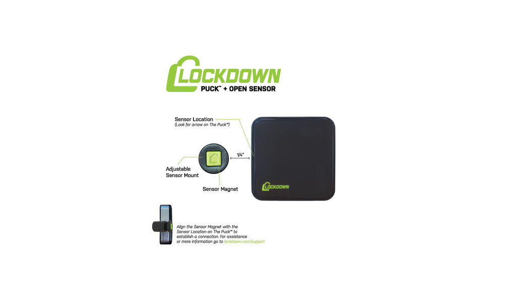 The Puck Wifi Safe Monitor Alarm System Lockdown