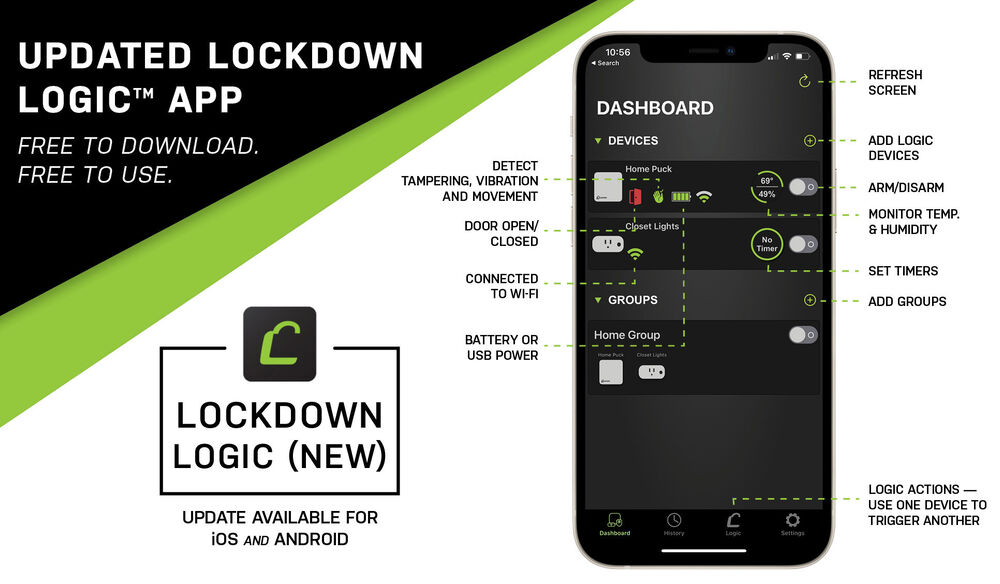 Lockdown Puck Monitoring System